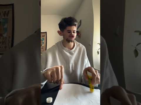 This girl with magic glue in class