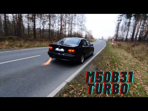 Bmw e39 Turbo sound m50b31 stroker/ 1.1 bar 450hp /krótka zapowiedź materiału o mocnym sleeperze💥