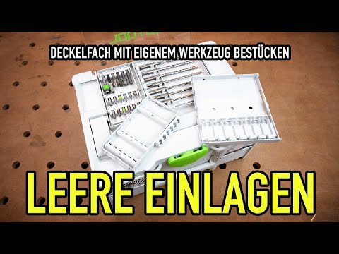 Leere Einlagen für die neuen Deckelfach-Systainer #mikeknowsbest - Mikes Toolshop