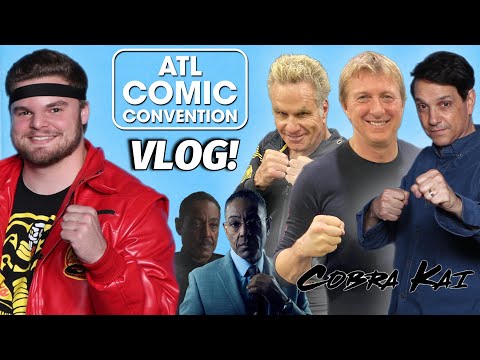 ATL Comic-Con 2023 VLOG | Meeting the *COBRA KAI* Cast!