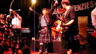 The Real Mckenzies -"Thistle Boy + Bugger off" (LiVe VLC)