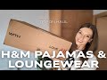 Cozy And Honest H M Pajamas Loungewear Try On Haul Margarita Mundina