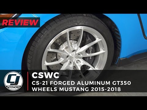 GT350/GT350R CS-21 Forged 19" Wheel Review: Carroll Shelby Wheel Co Brushed Aluminum/Gloss Clear