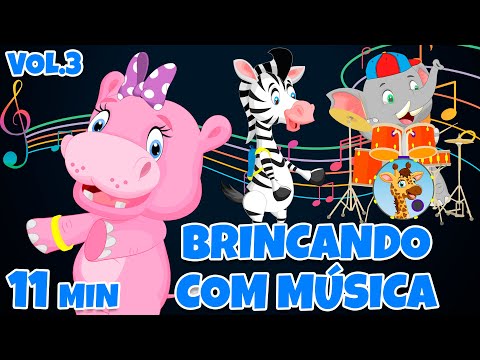 Brincando com Música Vol. 3 - Giramille 11 min | Desenho Animado Musical
