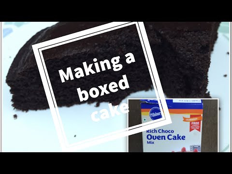 Making a boxed cake | BakingWithAnvitha | Anvitha Kadiyam