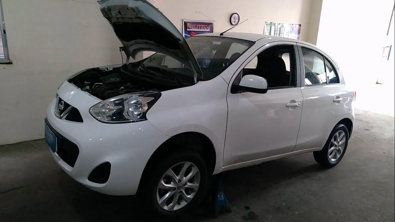 Troca de óleo e filtro de óleo do motor do March 1.0 12v Flex 2019