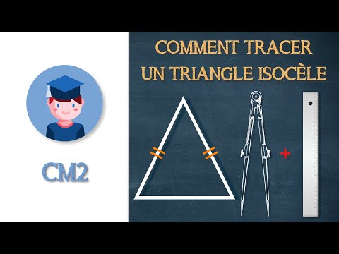 Comment tracer un triangle isocèle - CM2 - Petits Savants