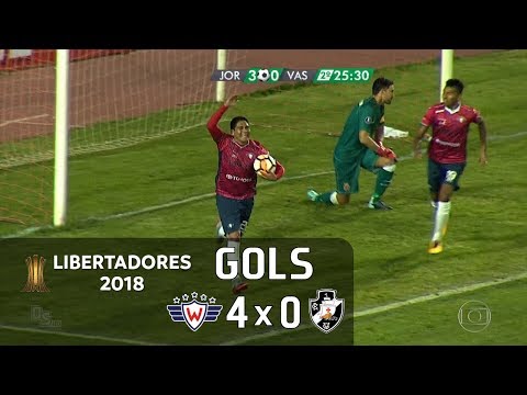 Gols - Jorge Wilstermann (BOL) 4 x 0 Vasco - Libertadores 2018 - Globo HD⁶⁰
