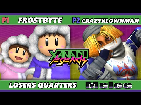 Xanadu Legends TOP 8 - Frostbyte (Ice Climbers) Vs. CrazyKlownMan (Sheik) Smash Melee - SSBM