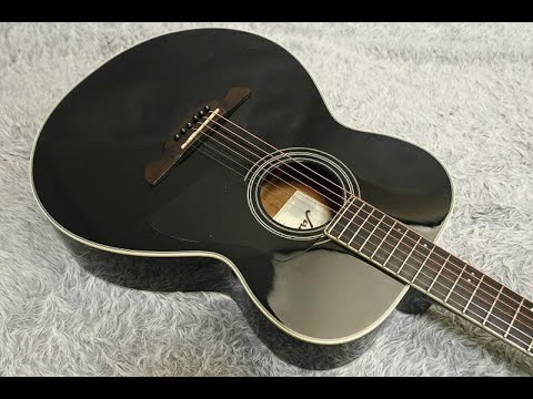 2011 made Solid Spruce top High quality Acoustic Guitar Jamse JF-400 Black image 26