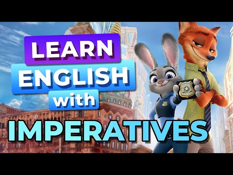 IMPERATIVOS en Inglés en Zootopia (5x) - Aprende Inglés con Zootopia