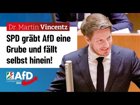 SPD gräbt AfD eine Grube und fällt selbst hinein! – Dr. Martin Vincentz (AfD)
