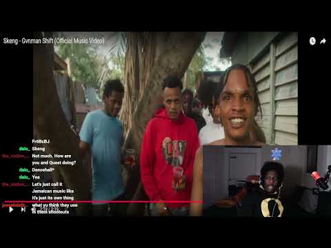 AMERICAN REACTS TO JAMAICAN MUSIC | Skeng - GUnman Shift (Official Music Video)