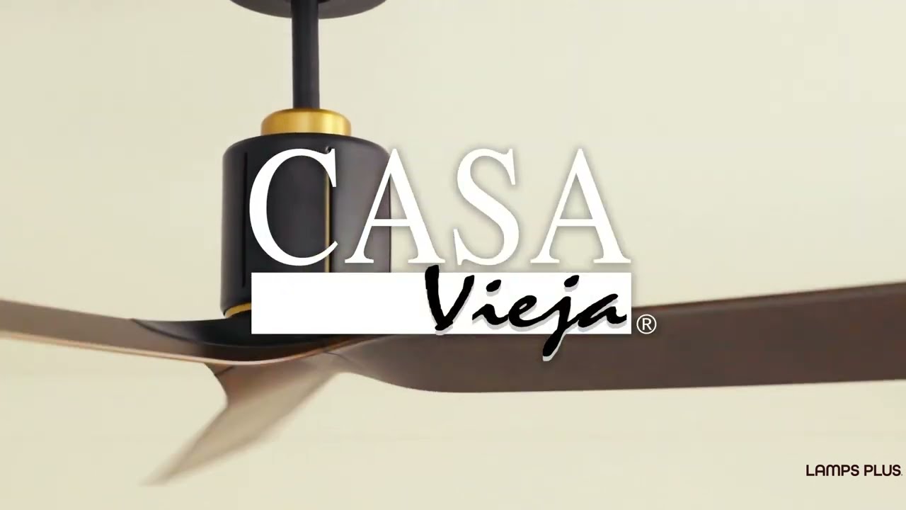 Video 1 Watch A Video About the Casa Vieja Avo Matte Black Indoor Ceiling Fan with Remote