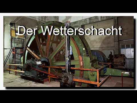 Der Wetterschachtschacht Bockraden ! Aussen und Innenansicht mit Fördermaschine