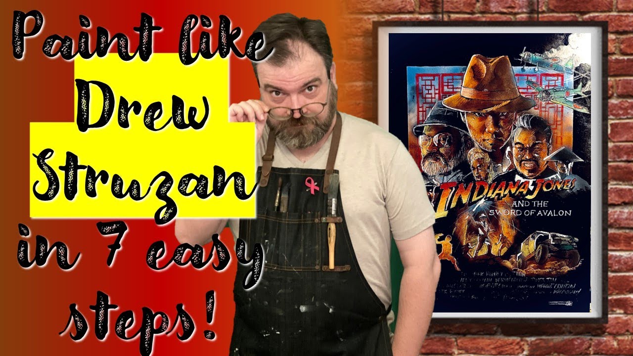 Paint a movie poster like Drew Struzan in 7 easy steps!