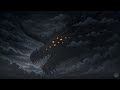 4 Hours Storm Dragon Ambience (No Music) | Tiamat's Eye Opens | Dark Fantasy Thunder Night