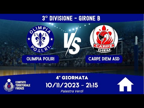 3DFB - 4° giornata | Olimpia Poliri vs Carpe Diem ASD [10/11/2023]