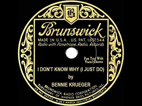 1931 Bennie Krueger - I Don’t Know Why (I Just Do) (Smith Ballew, vocal)