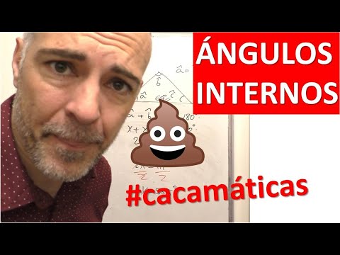 Hallar los ángulos interiores de un triángulo 💩  EJEMPLO PURA CACAMÁTICAS