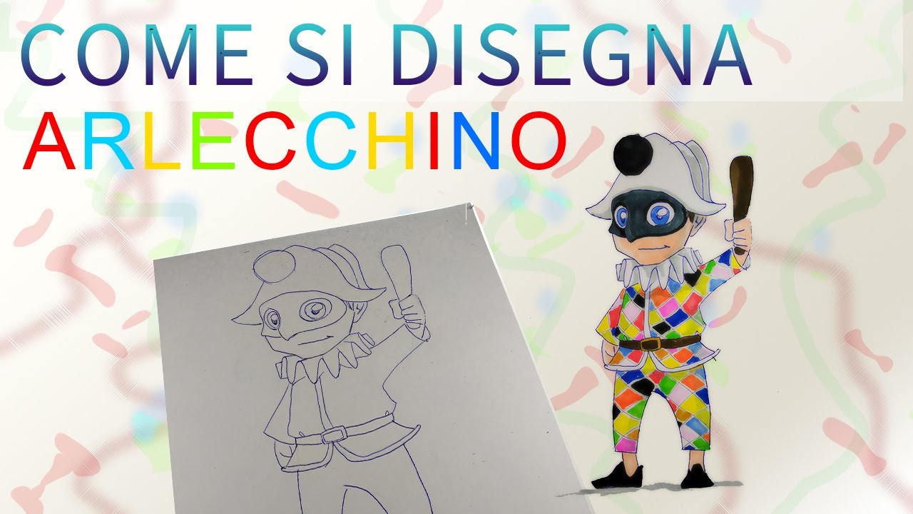 Come si disegna ARLECCHINO
