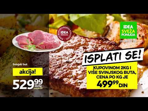 IDEA | sveža ponuda 9 - 15.08.2019.