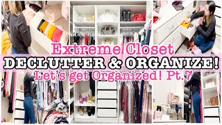 *HUGE* DECLUTTER AND ORGANIZE WITH ME | EXTREME CLOSET CLEAN OUT | CLEANING AND ORGANIZING 2023