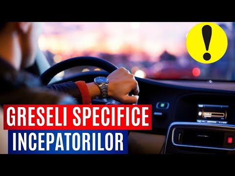 Școala De Șoferi - GREȘELI SPECIFICE ÎNCEPĂTORILOR Ep 4 ( OPRIREA, FRÂNAREA ȘI REDUCEREA VITEZEI )