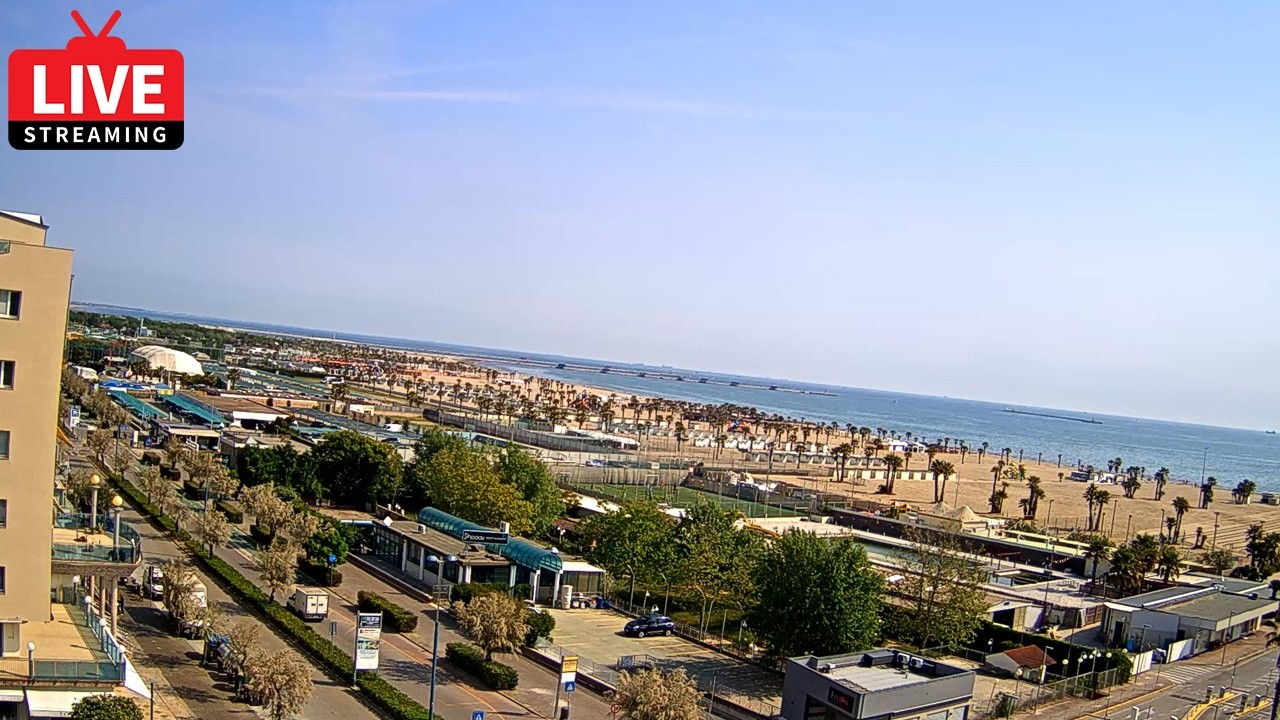 Live webcam view of Sottomarina Beach & Adriatic Coast