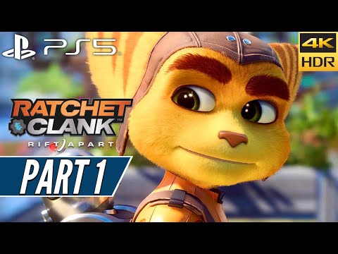 RATCHET AND CLANK RIFT APART (PS5) Walkthrough Gameplay PART 1 [4K 60FPS HDR + Ray tracing]