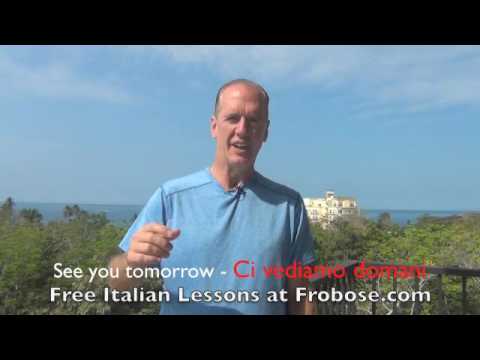 Say "See You Tomorrow" in Italian