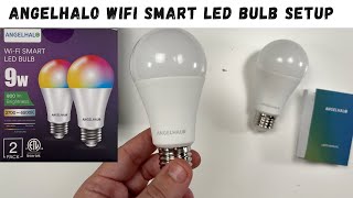 AngelHalo WiFi Smart LED Bulb Setup