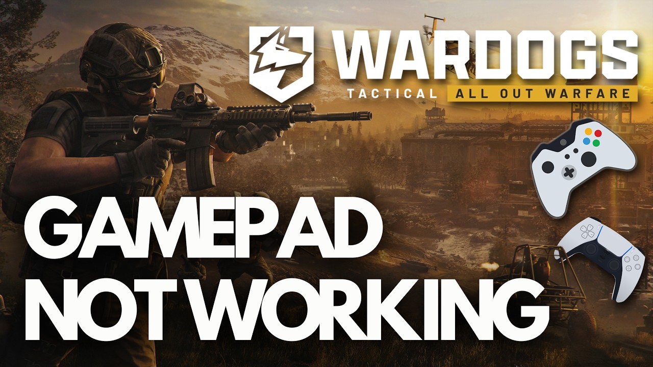 WARDOGS  Gamepad/Controller Not Working /Not Detected Steam PC🎮