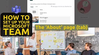 Adding an About page or tab - How to set up your Microsoft Team