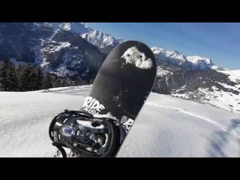 Snowboard Verbier décembre 2018