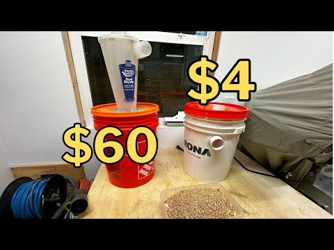 DIY Dust Cyclone for $4 with 99% Efficiency.