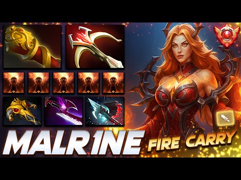 Malrine Lina Fire Carry - Dota 2 Pro Gameplay [Watch & Learn]