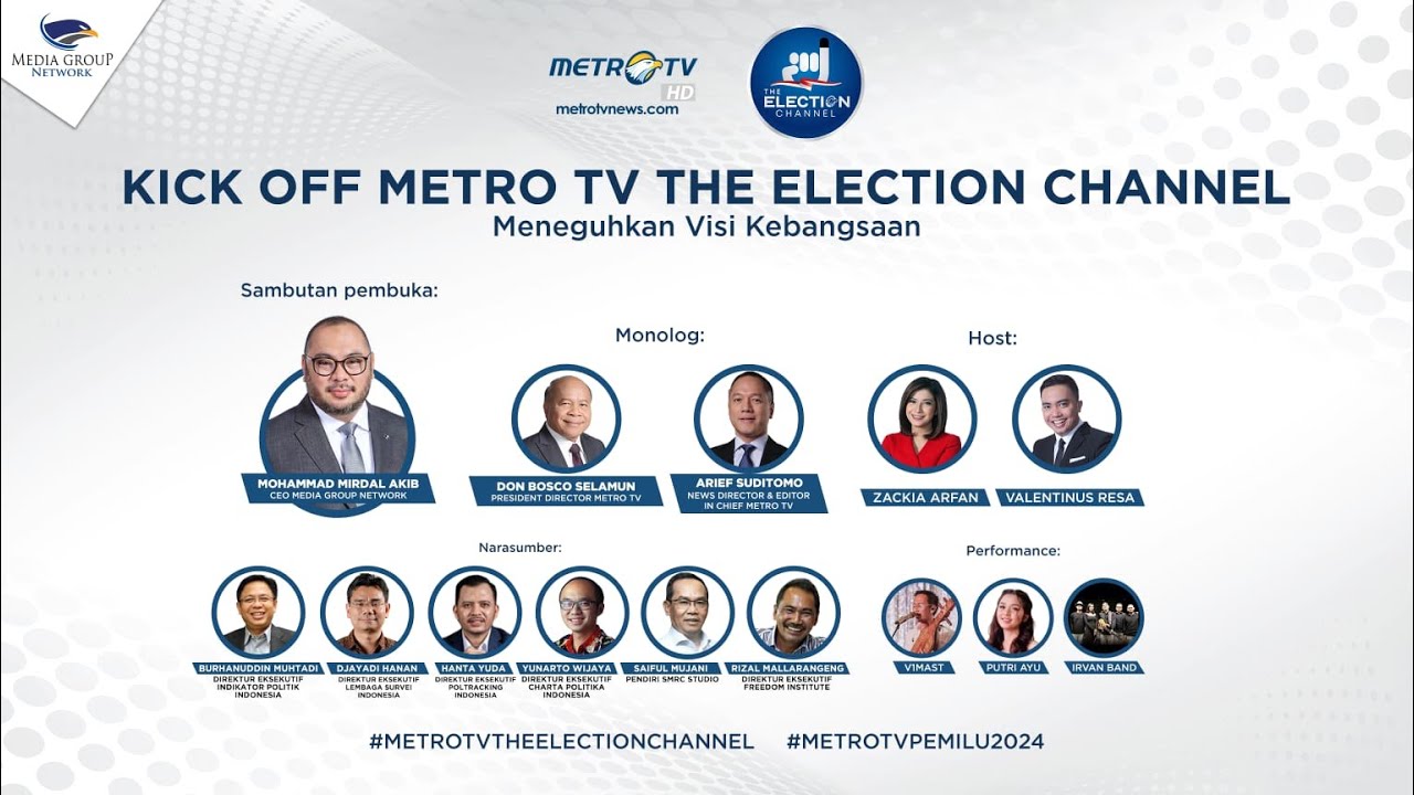 Kick Off Metro TV The Election Channel