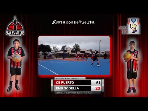 Videoresumen Alevín A Cb Puerto Sagunto - Emb Godella (LIGA 20-21)