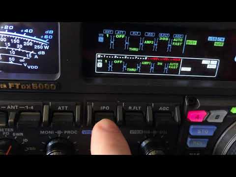 Yaesu FTdx5000MP: Using AMP2 to restore gain after tightening the IF to 50Hz