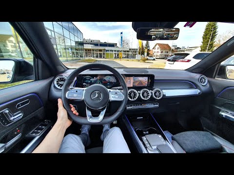 New Mercedes EQB AMG Line 2022 Test Drive POV
