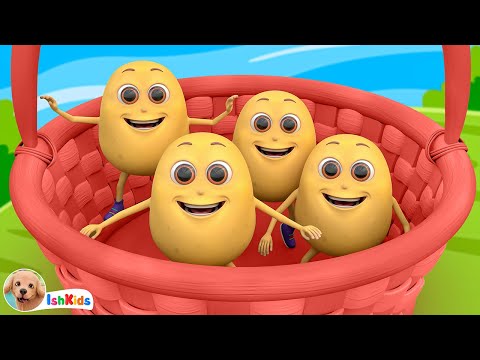 One Potato, Two Potatoes | Nursery Rhymes | Kids Songs | IshKids