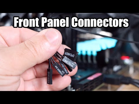Front Panel Connectors - Where do they go connected