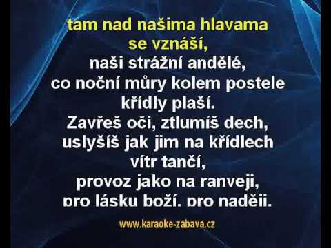 Andělé strážní - Václav Neckář Karaoke tip