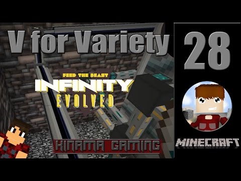 V4Variety FTB Infinity Evolved Expert Mode - 28 - Ocean Base progress