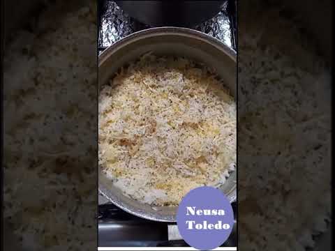 ARROZ NA MANTEIGA COM BATATA RALADA #shorts