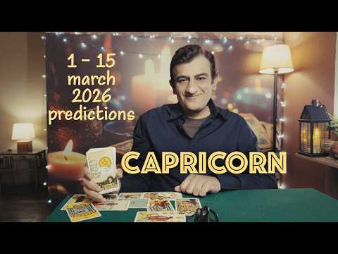 Capricorn - 1 - 15 MARCH 2026 PREDICTIONS☕️psychic love tarot