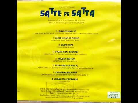 Dukki Pe Dukki Ho Satte Pe Satta1982.Asha,Kishore,R D Burman(Pancham)Gulshan B.Amitabh B,Hema M