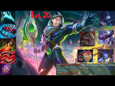 Lvl 20 Crit Nasus Destroying Champions in New Season 16