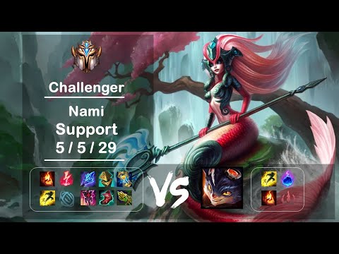 Support Nami vs Rumble KR Challenger Patch 12.11